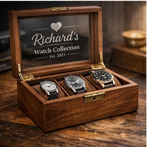 Engraved keepsake box